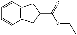 ethyl 2,3-dihydro-1H-indene-2-carboxylate 结构式