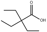 三乙基乙酸, 813-58-1, 结构式