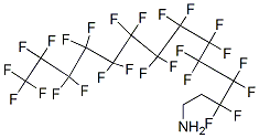 3,3,4,4,5,5,6,6,7,7,8,8,9,9,10,10,11,11,12,12,13,13,14,14,14-Pentacosafluorotetradecan-1-amine Struktur