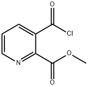 2-Pyridinecarboxylic acid, 3-(chlorocarbonyl)-, methyl ester (9CI)|METHYL 3-CARBONOCHLORIDOYLPYRIDINE-2-CARBOXYLATE
