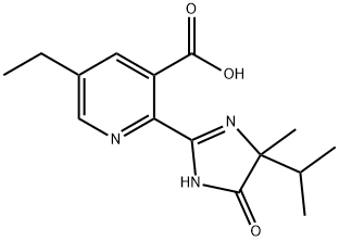 咪草烟,81335-77-5,结构式