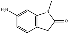 6-アミノ-1-メチル-インドリン-2-オン 化学構造式