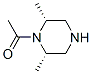 Piperazine,1-acetyl-2,6-dimethyl-,(2R,6S)-rel-(9CI) Struktur