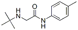 Acetamide, 2-[(1,1-dimethylethyl)amino]-N-(4-methylphenyl)- (9CI) Struktur