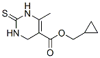 5-Pyrimidinecarboxylicacid,1,2,3,6-tetrahydro-4-methyl-2-thioxo-,cyclopropylmethylester(9CI),813453-98-4,结构式