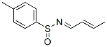 Benzenesulfinamide, N-(2E)-2-butenylidene-4-methyl-, [N(E)]- (9CI),813461-58-4,结构式