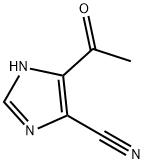 1H-Imidazole-4-carbonitrile,  5-acetyl- Struktur