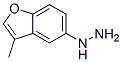 Hydrazine,  (3-methyl-5-benzofuranyl)- Structure