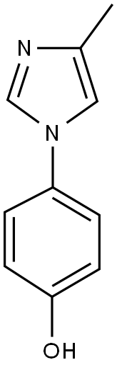 4-(4-METHYL-1H-IMIDAZOL-1-YL)PHENOL,81376-53-6,结构式