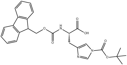 81379-52-4 Nα-(9H-フルオレン-9-イルメトキシカルボニル)-1-(tert-ブトキシカルボニル)-L-ヒスチジン
