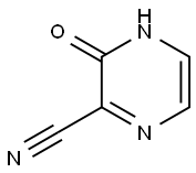 3-OXO-3,4-DIHYDROPYRAZINE-2-CARBONITRILE 化学構造式