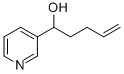 1-PYRIDIN-3-YL-PENT-4-EN-1-OL Struktur
