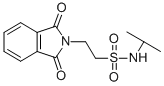 N-[2-[(イソプロピルアミノ)スルホニル]エチル]フタルイミド 化学構造式