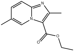 ETHYL 2,6-DIMETHYLIMIDAZO[1,2-A]PYRIDINE-3-CARBOXYLATE Structure