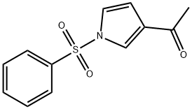 3-アセチル-N-トシルピロール 化学構造式