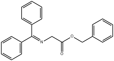 N-(DIPHENYLMETHYLENE)-GLYCINE, PHENYLMETHYL ESTER Struktur