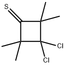 Cyclobutanethione, 3,3-dichloro-2,2,4,4-tetramethyl- (9CI) 化学構造式