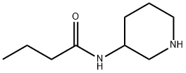 Butanamide,  N-3-piperidinyl- Structure