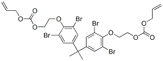 2,2-Bis[4-[2-(allyloxycarbonyloxy)ethoxy]-3,5-dibromophenyl]propane,81517-07-9,结构式