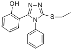 2-(5-(Ethylthio)-4-phenyl-4H-1,2,4-triazol-3-yl)phenol Structure