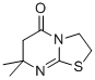 5H-Thiazolo(3,2-a)pyrimidin-5-one, 2,3,6,7-tetrahydro-7,7-dimethyl- 化学構造式