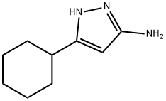 5-环己基-1H-吡唑-3-胺,81542-54-3,结构式