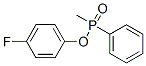 4-Fluorophenyl methylphenylphosphinate Structure