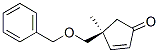2-Cyclopenten-1-one,4-methyl-4-[(phenylmethoxy)methyl]-,(4S)-(9CI) 结构式