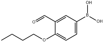 (4-丁氧基-3-甲酰基苯基)硼酸,815619-87-5,结构式