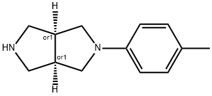 Pyrrolo[3,?4-?c]?pyrrole, octahydro-?2-?(4-?methylphenyl)?-?, (3aR,?6aS)?-?rel- Structure