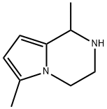 Pyrrolo[1,2-a]pyrazine, 1,2,3,4-tetrahydro-1,6-dimethyl- (9CI) Structure