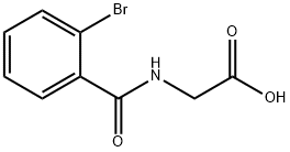 2-[(2-溴苯基)甲酰胺]乙酸, 81568-83-4, 结构式
