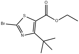 5-Thiazolecarboxylicacid,2-bromo-4-(1,1-dimethylethyl)-,ethylester(9CI) Structure