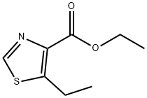 4-Thiazolecarboxylicacid,5-ethyl-,ethylester(9CI) 结构式