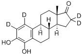 4-羟雌甾酮-D4 结构式