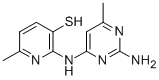 2-(2-Amino-4-methylpyrimidin-6-ylamino)-6-methyl-1H-pyridinium-3-thiol ate Struktur