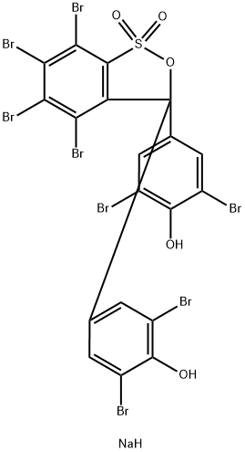 TETRABROMOPHENOL BLUE DISODIUM SALT Structure