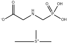 Glyphosphate-trimesium Structure