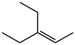 3-エチル-2-ペンテン 化学構造式