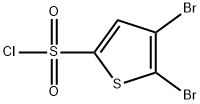 4,5-Dibromothiophene-2-sulphonyl chloride Struktur