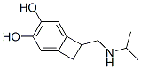 Bicyclo[4.2.0]octa-1,3,5-triene-3,4-diol, 7-[[(1-methylethyl)amino]methyl]- (9CI) Struktur