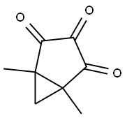 1,5-Dimethylbicyclo[3.1.0]hexane-2,3,4-trione Structure