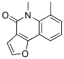 Furo[3,2-c]quinolin-4(5H)-one, 5,6-dimethyl- (9CI) Struktur