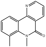 Benzo[h]-1,6-naphthyridin-5(6H)-one, 6,7-dimethyl- (9CI) Structure