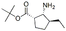 Cyclopentanecarboxylic acid, 2-amino-3-ethyl-, 1,1-dimethylethyl ester, (1S,2R,3S)- (9CI) 结构式