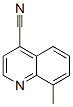 4-Quinolinecarbonitrile,  8-methyl- Structure