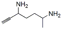 6-heptyne-2,5-diamine 结构式