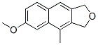 Naphtho[2,3-c]furan, 1,3-dihydro-6-methoxy-4-methyl- (9CI) 化学構造式