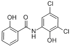 N-(3,5-Dichloro-2-hydroxyphenyl)-2-hydroxybenzamide Struktur