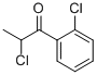 1-Propanone, 2-chloro-1-(2-chlorophenyl)- (9CI) Structure